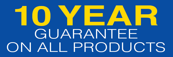 10 Year guarantee on all products